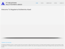 Tablet Screenshot of megatamamultiteknika.com